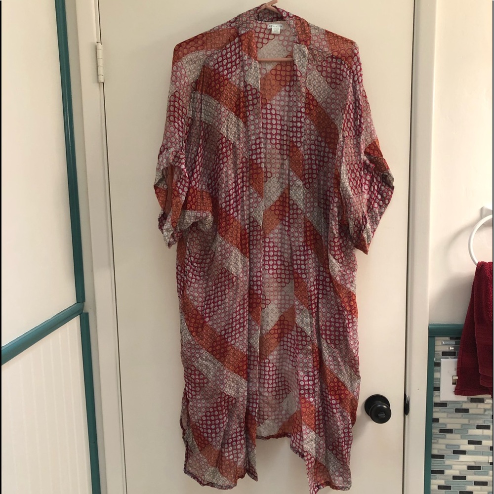 Beautiful, oversized, short sleeve kimono